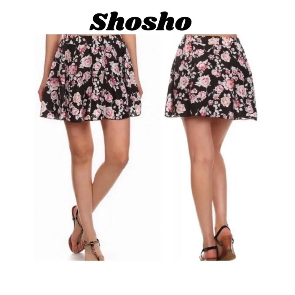 Shosho Floral Mini Skirt size Large